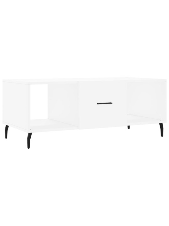 Konferenční stolek bílý 102 x 50 x 40 cm kompozitní dřevo