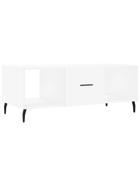 Konferenční stolek bílý 102 x 50 x 40 cm kompozitní dřevo