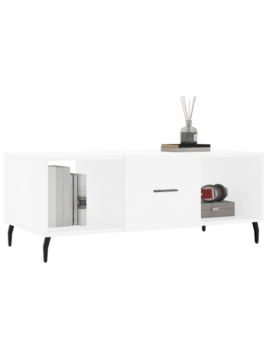 Konferenční stolek bílý 102 x 50 x 40 cm kompozitní dřevo