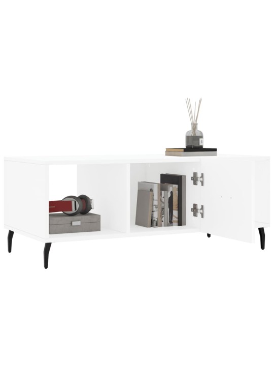 Konferenční stolek bílý 102 x 50 x 40 cm kompozitní dřevo