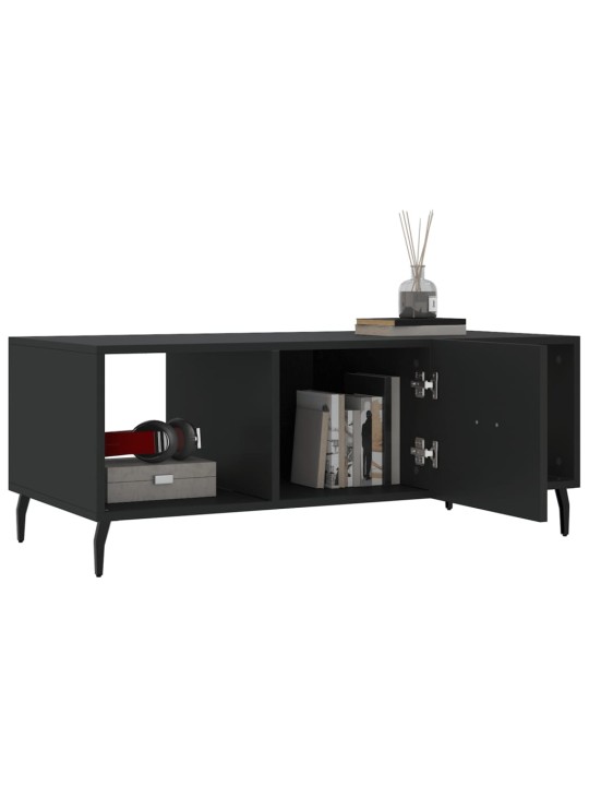 Konferenční stolek černý 102 x 50 x 40 cm kompozitní dřevo