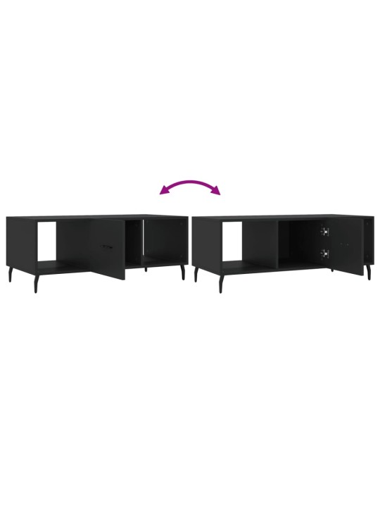 Konferenční stolek černý 102 x 50 x 40 cm kompozitní dřevo