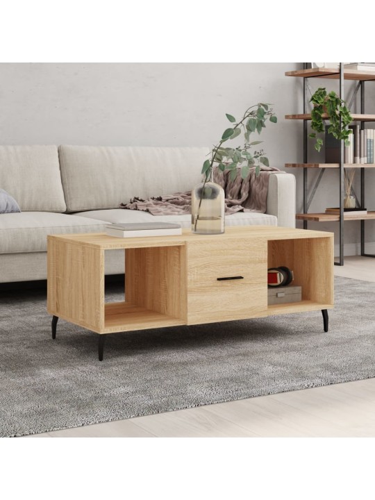 Konferenční stolek dub sonoma 102 x 50 x 40 cm kompozitní dřevo