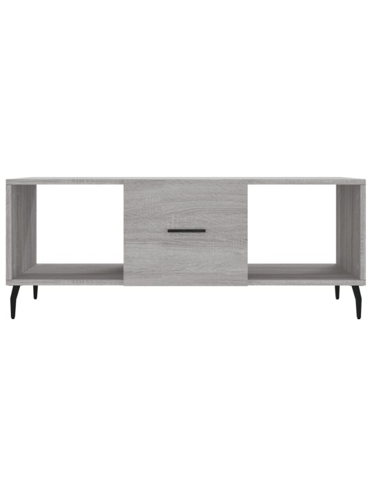 Konferenční stolek šedý sonoma 102x50x40 cm kompozitní dřevo