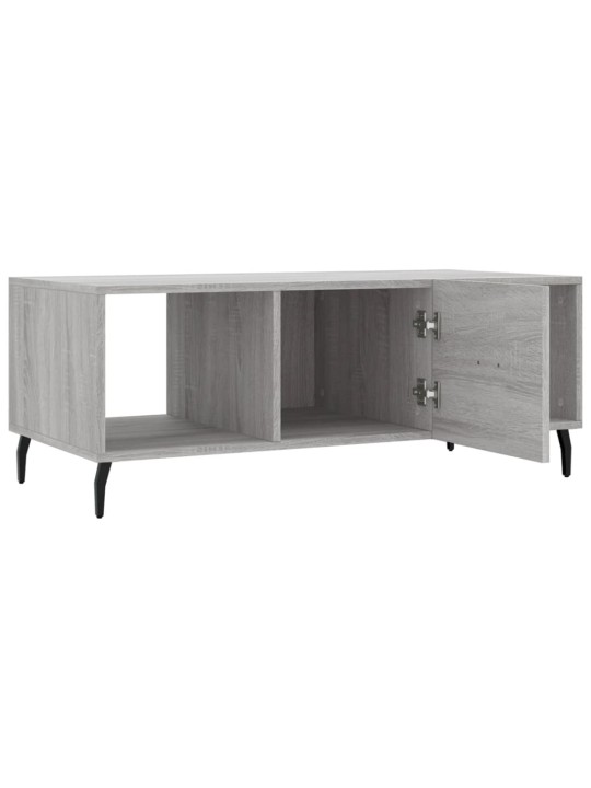Konferenční stolek šedý sonoma 102x50x40 cm kompozitní dřevo