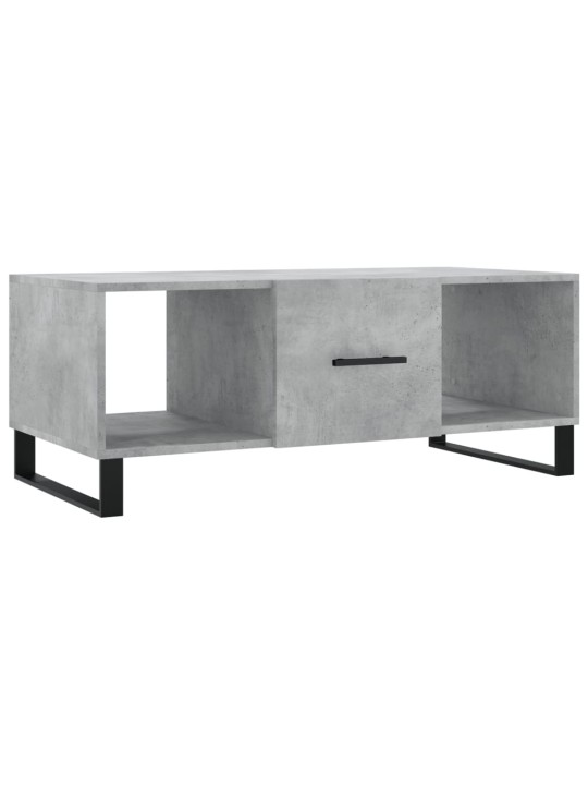Konferenční stolek betonově šedý 102x50x40 cm kompozitní dřevo