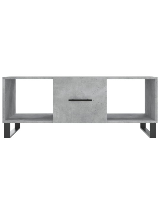 Konferenční stolek betonově šedý 102x50x40 cm kompozitní dřevo