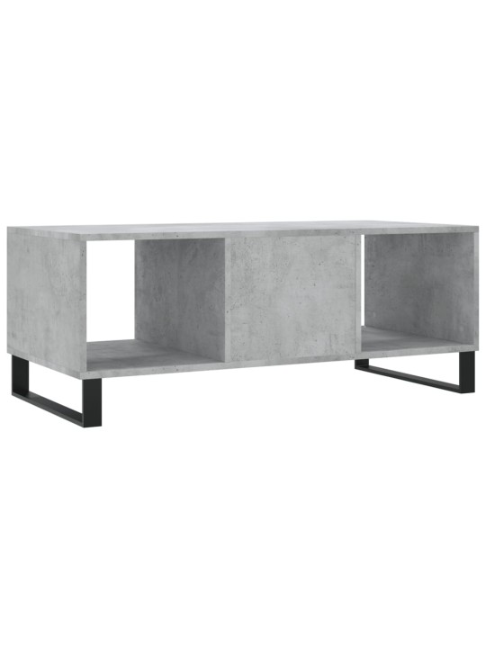 Konferenční stolek betonově šedý 102x50x40 cm kompozitní dřevo