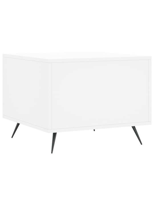Konferenční stolky 2 ks bílé 50 x 50 x 40 cm kompozitní dřevo