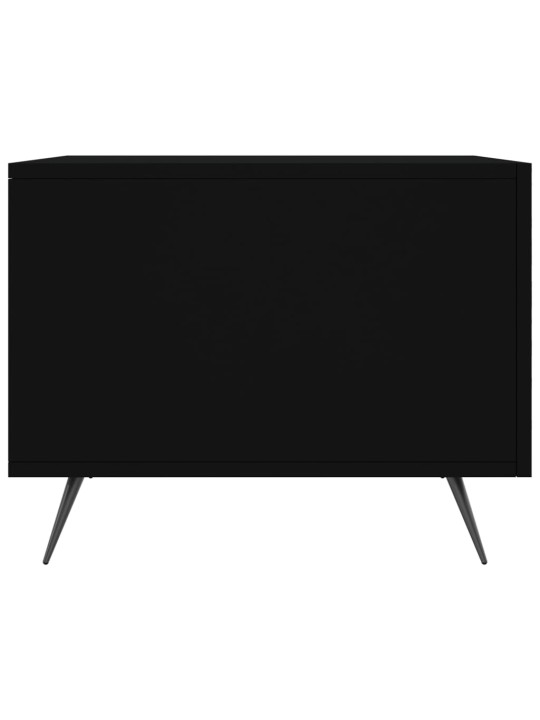 Konferenční stolek černý 50 x 50 x 40 cm kompozitní dřevo