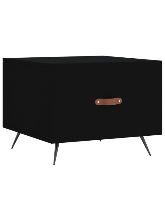 Konferenční stolky 2 ks černé 50 x 50 x 40 cm kompozitní dřevo