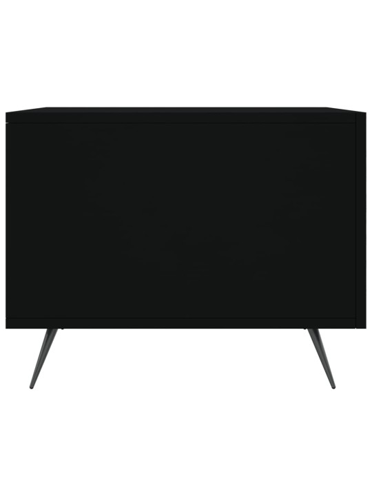 Konferenční stolky 2 ks černé 50 x 50 x 40 cm kompozitní dřevo