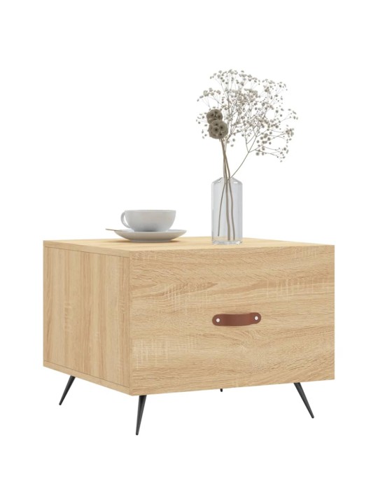 Konferenční stolky 2 ks dub sonoma 50x50x40 cm kompozitní dřevo