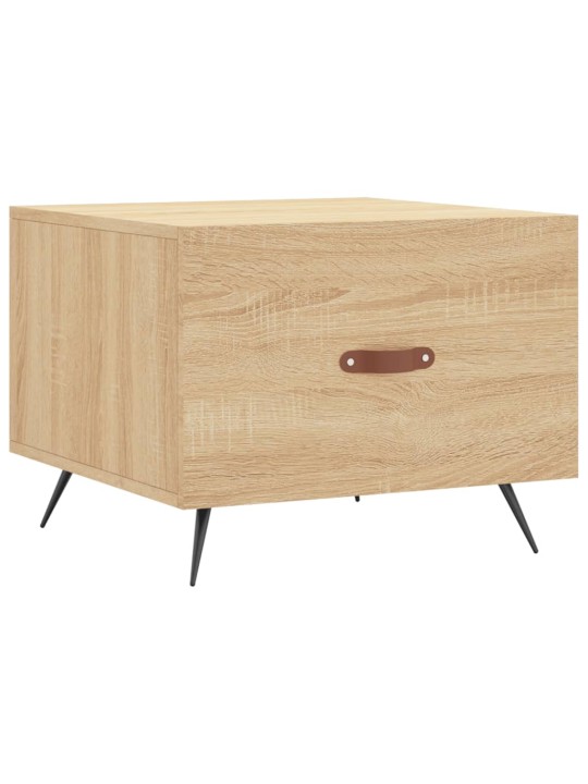 Konferenční stolky 2 ks dub sonoma 50x50x40 cm kompozitní dřevo
