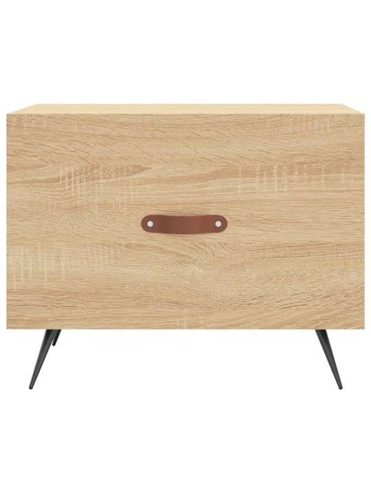 Konferenční stolky 2 ks dub sonoma 50x50x40 cm kompozitní dřevo