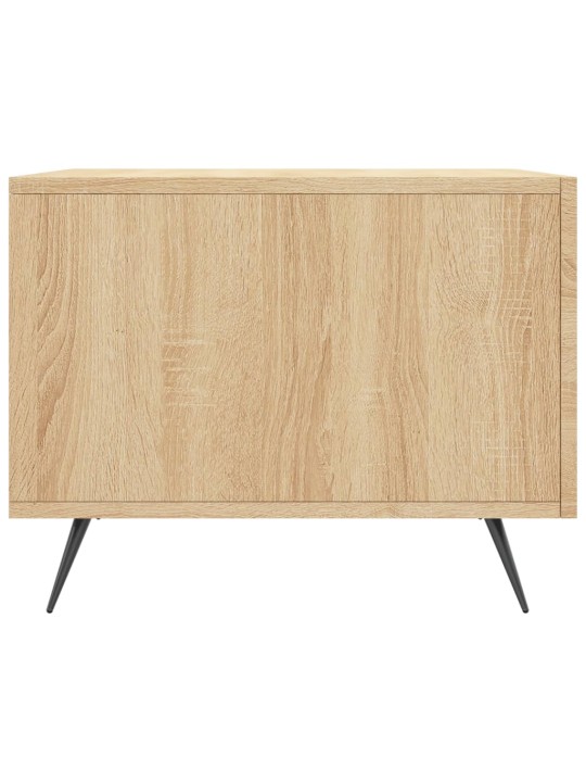 Konferenční stolky 2 ks dub sonoma 50x50x40 cm kompozitní dřevo