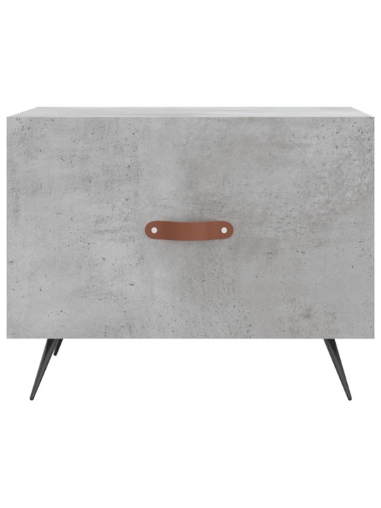 Konferenční stolky 2 ks betonově šedé 50 x 50 x 40 cm kompozit