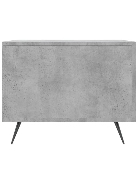 Konferenční stolky 2 ks betonově šedé 50 x 50 x 40 cm kompozit