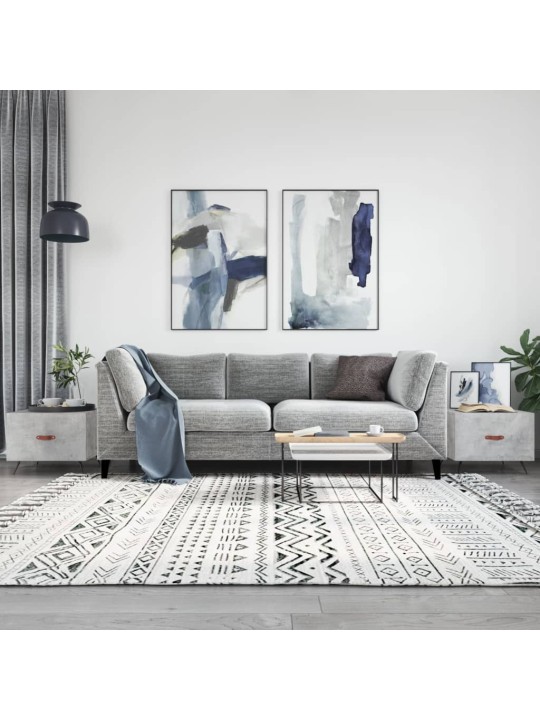 Konferenční stolky 2 ks betonově šedé 50 x 50 x 40 cm kompozit