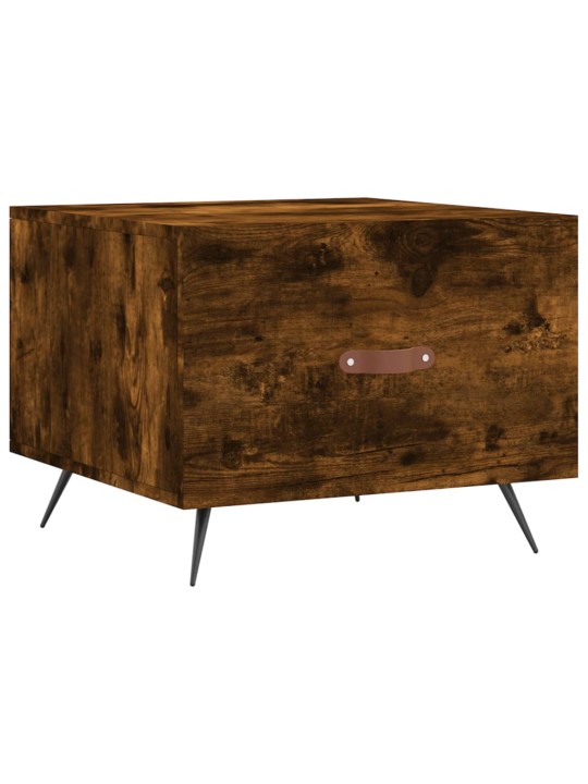 Konferenční stolky 2 ks kouřový dub 50x50x40cm kompozitní dřevo