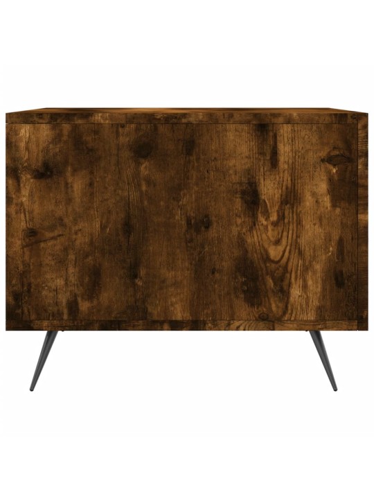 Konferenční stolky 2 ks kouřový dub 50x50x40cm kompozitní dřevo