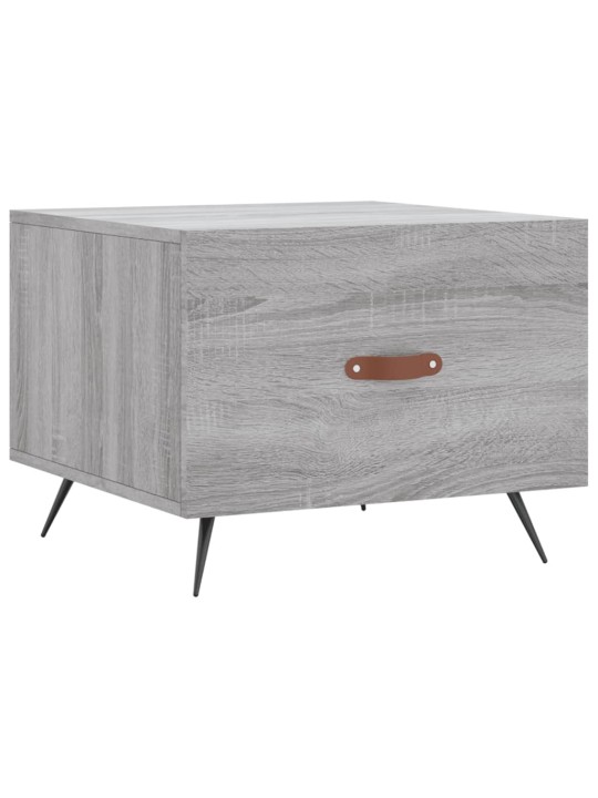 Konferenční stolky 2 ks šedé sonoma 50x50x40cm kompozitní dřevo