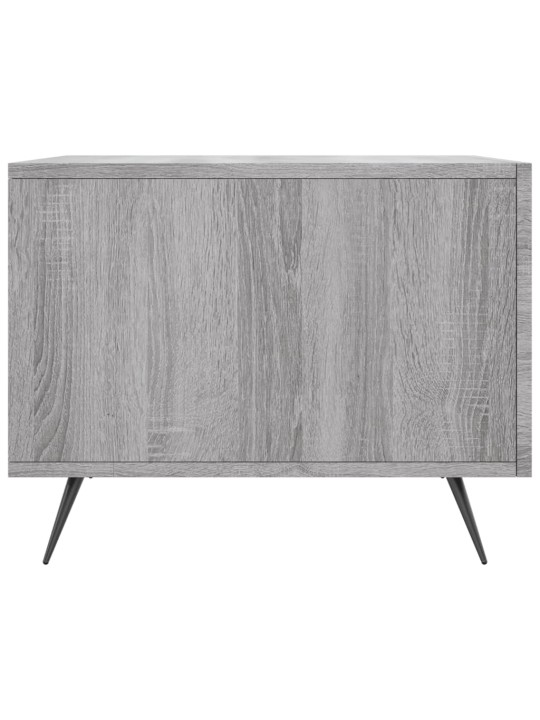 Konferenční stolky 2 ks šedé sonoma 50x50x40cm kompozitní dřevo