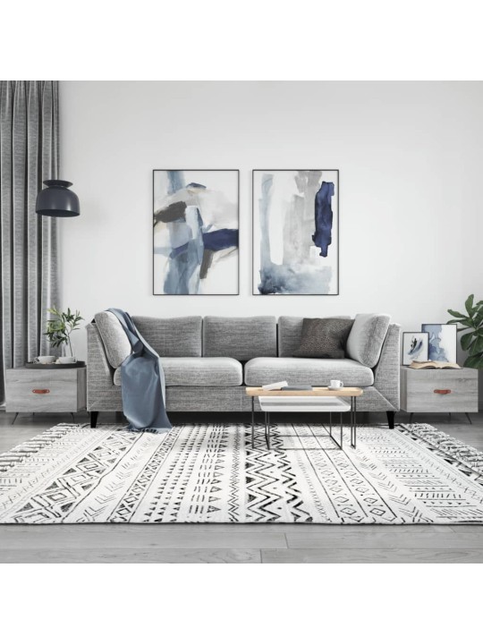 Konferenční stolky 2 ks šedé sonoma 50x50x40cm kompozitní dřevo
