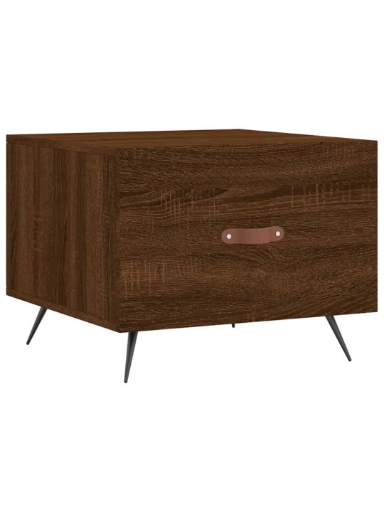 Konferenční stolky 2 ks hnědý dub 50x50x40 cm kompozitní dřevo