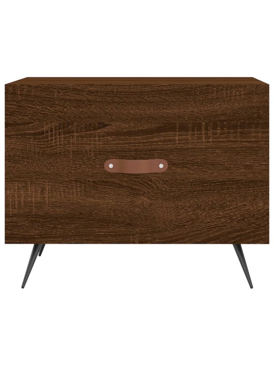 Konferenční stolky 2 ks hnědý dub 50x50x40 cm kompozitní dřevo