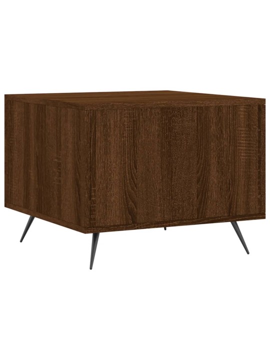 Konferenční stolky 2 ks hnědý dub 50x50x40 cm kompozitní dřevo