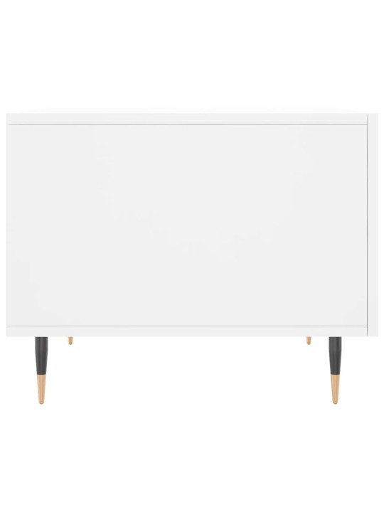 Konferenční stolky 2 ks bílé 50 x 50 x 40 cm kompozitní dřevo