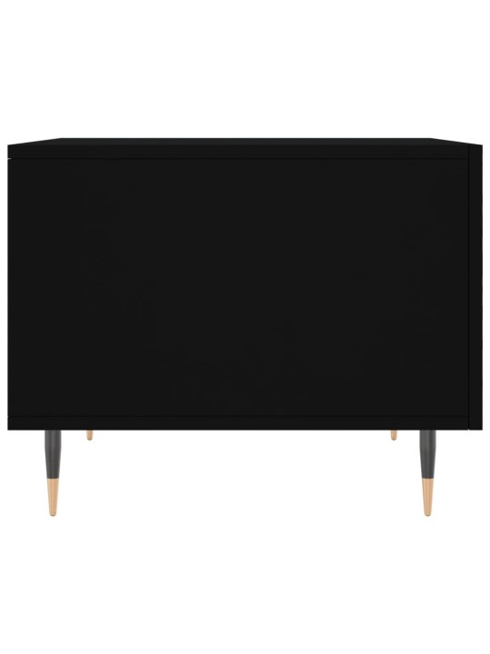 Konferenční stolek černý 50 x 50 x 40 cm kompozitní dřevo