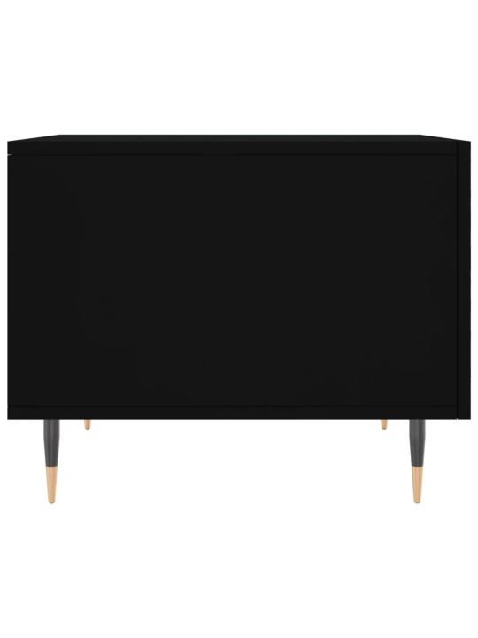 Konferenční stolky 2 ks černé 50 x 50 x 40 cm kompozitní dřevo