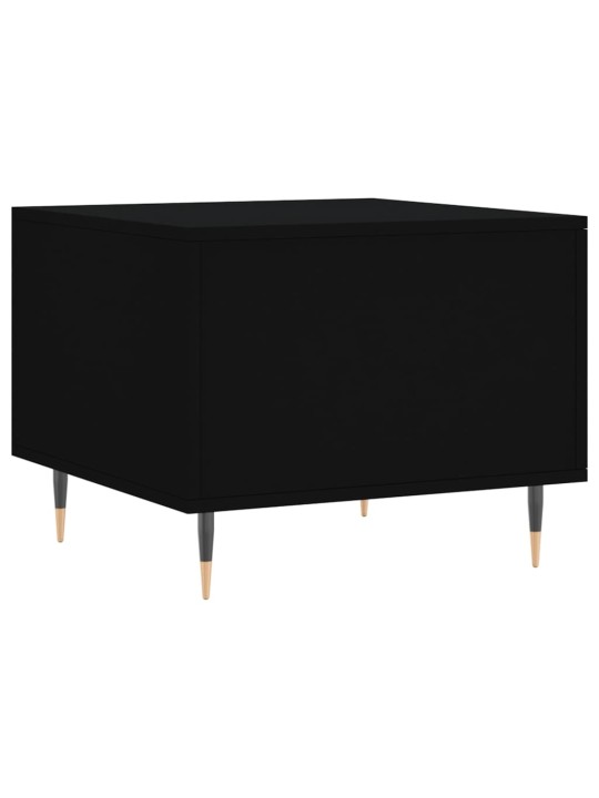 Konferenční stolky 2 ks černé 50 x 50 x 40 cm kompozitní dřevo