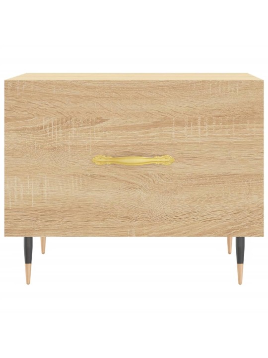 Konferenční stolky 2 ks dub sonoma 50x50x40 cm kompozitní dřevo