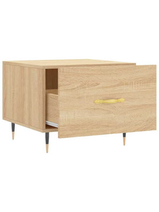 Konferenční stolky 2 ks dub sonoma 50x50x40 cm kompozitní dřevo