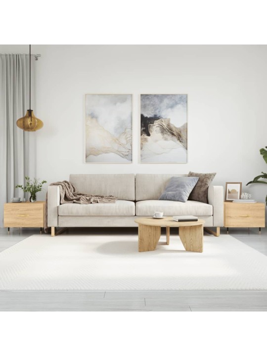 Konferenční stolky 2 ks dub sonoma 50x50x40 cm kompozitní dřevo