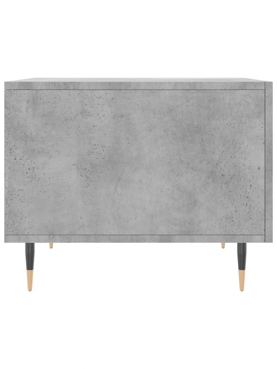 Konferenční stolek betonově šedý 50x50x40 cm kompozitní dřevo