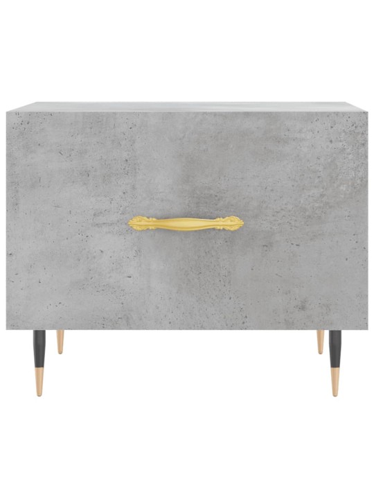 Konferenční stolky 2 ks betonově šedé 50 x 50 x 40 cm kompozit