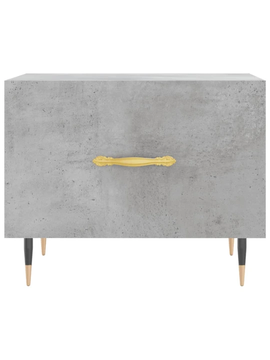 Konferenční stolky 2 ks betonově šedé 50 x 50 x 40 cm kompozit