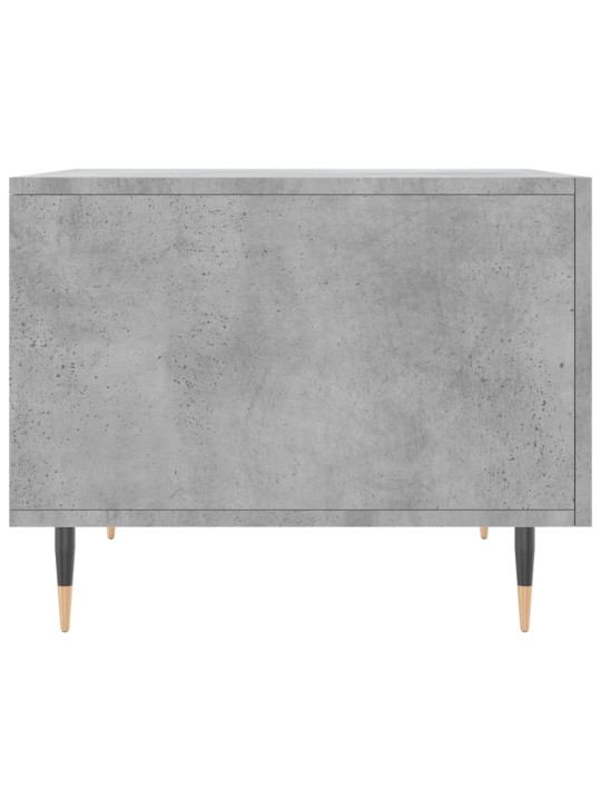 Konferenční stolky 2 ks betonově šedé 50 x 50 x 40 cm kompozit