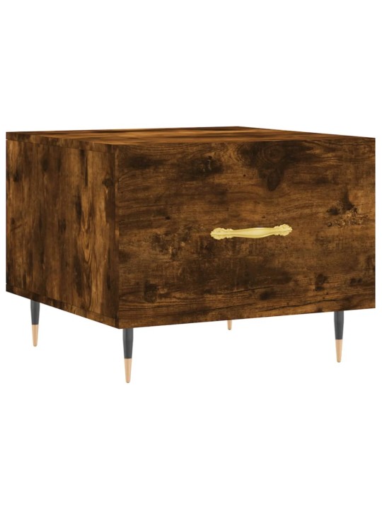 Konferenční stolky 2 ks kouřový dub 50x50x40cm kompozitní dřevo