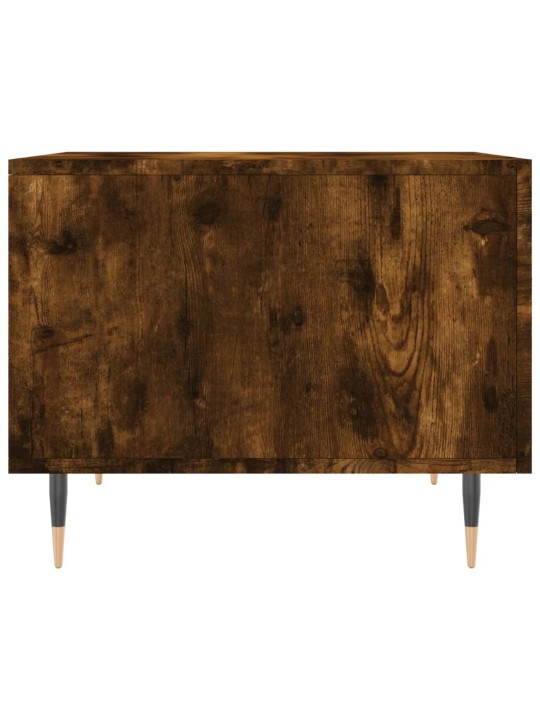 Konferenční stolky 2 ks kouřový dub 50x50x40cm kompozitní dřevo