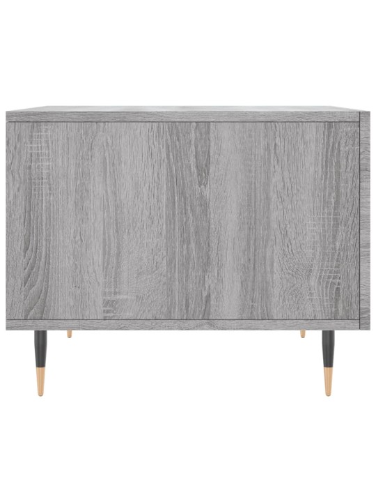 Konferenční stolky 2 ks šedé sonoma 50x50x40cm kompozitní dřevo