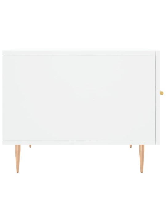 Konferenční stolek bílý 50 x 50 x 40 cm kompozitní dřevo