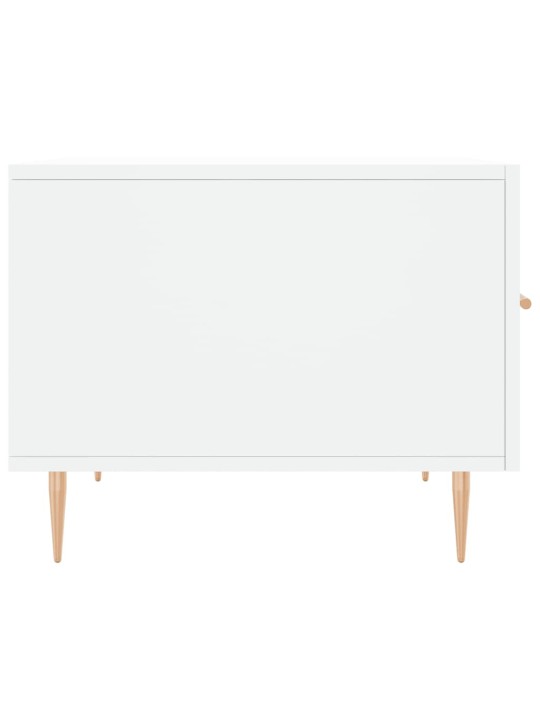 Konferenční stolky 2 ks bílé 50 x 50 x 40 cm kompozitní dřevo