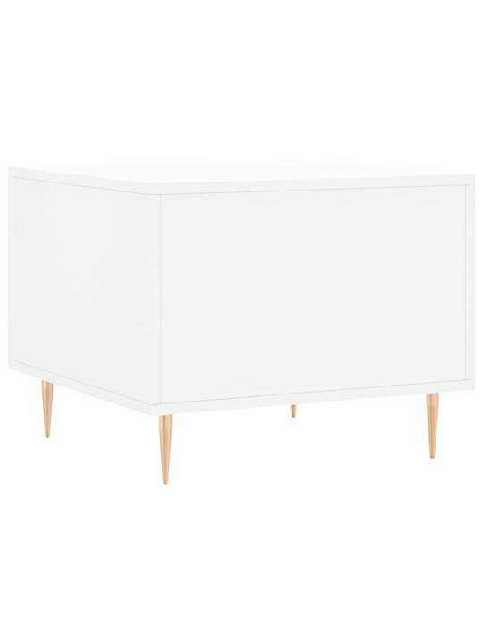 Konferenční stolky 2 ks bílé 50 x 50 x 40 cm kompozitní dřevo