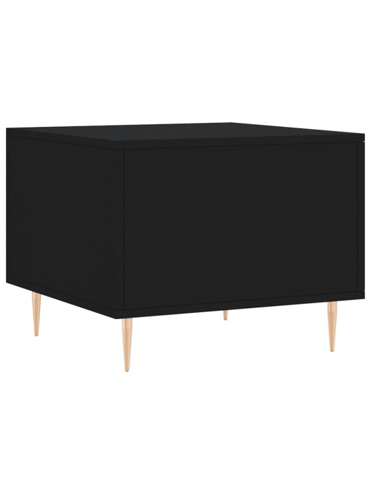 Konferenční stolky 2 ks černé 50 x 50 x 40 cm kompozitní dřevo