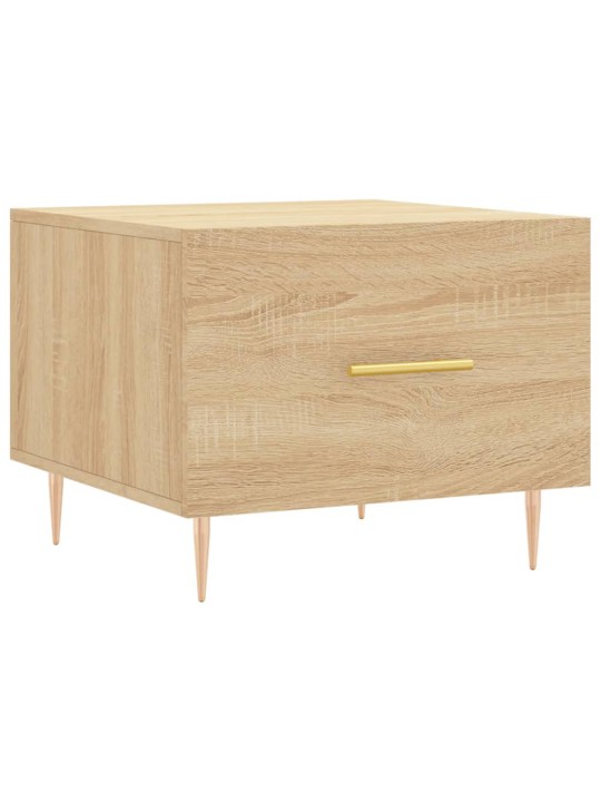 Konferenční stolky 2 ks dub sonoma 50x50x40 cm kompozitní dřevo
